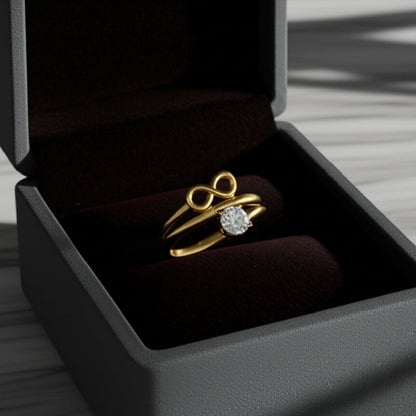Infinity Twirl Ring