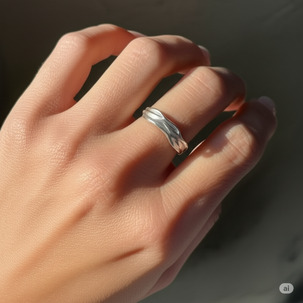 Sculpted Illusion Ring