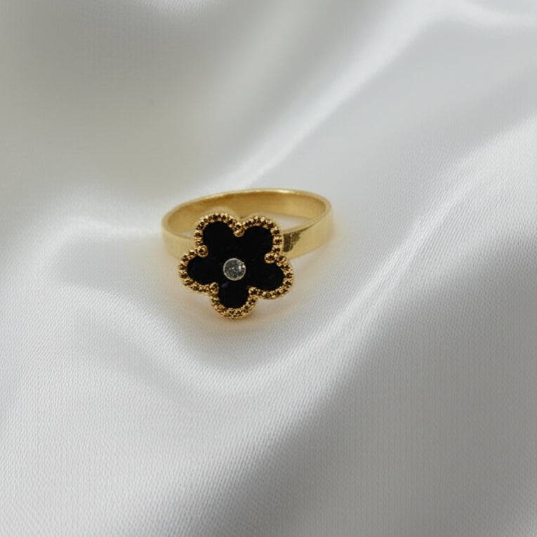 Noir Bloom Ring