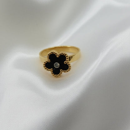 Noir Bloom Ring